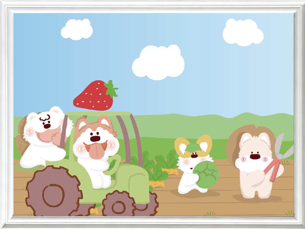 Milky Puppi小奶狗在种地